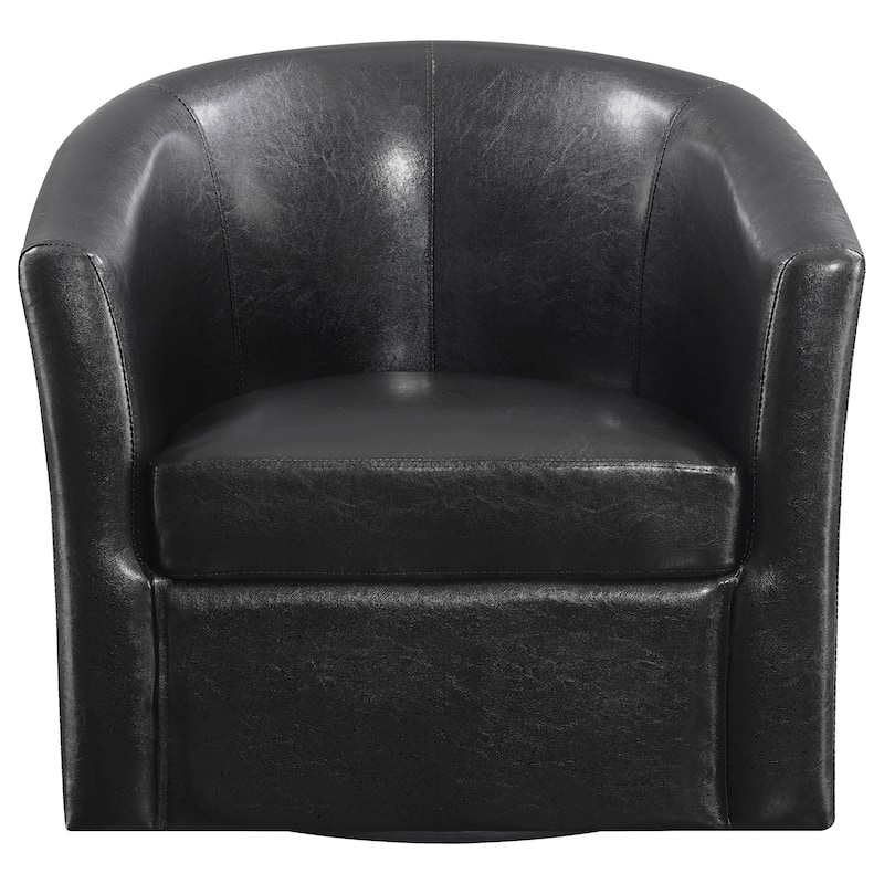 Turner Upholstered Barrel Back Swivel Chair