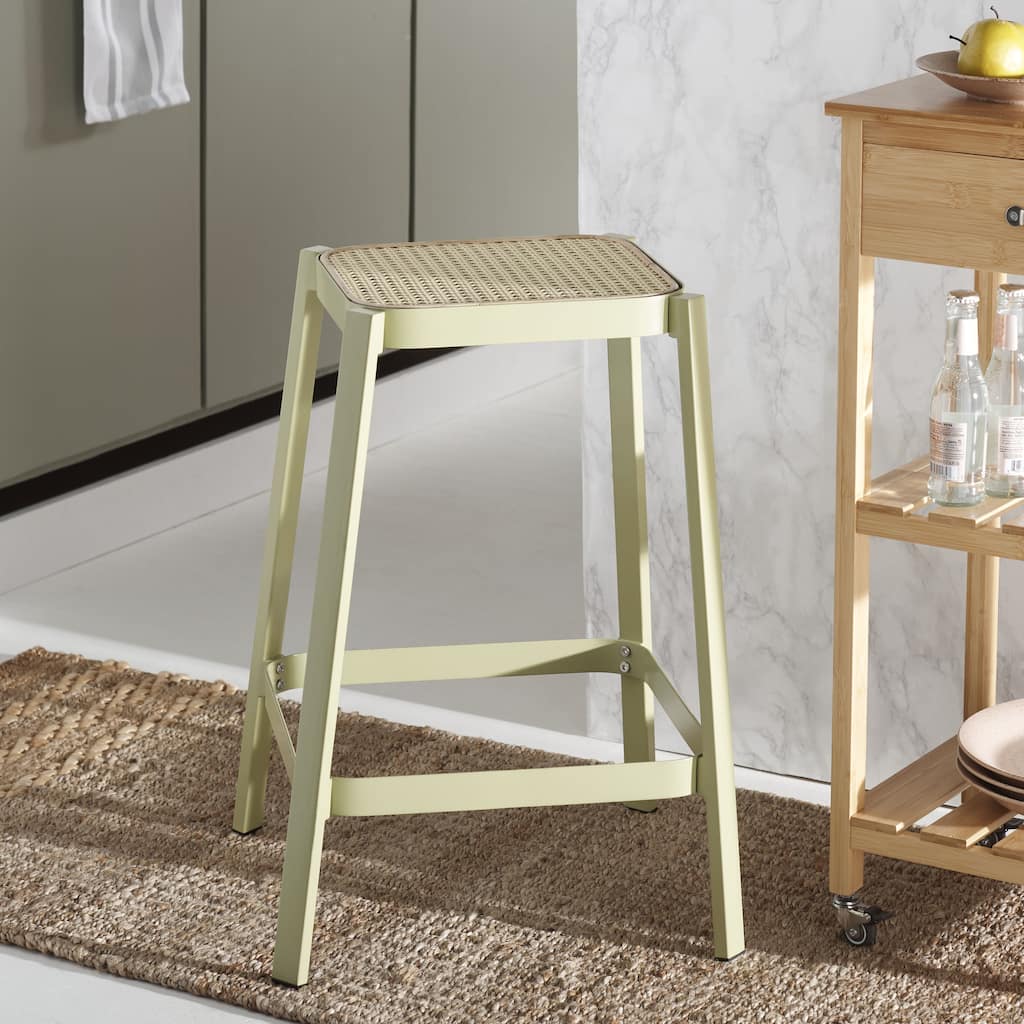 SAFAVIEH Byrdie 24-inch Counter Stool - 17 In. W x 17 In. D x 23.6 In. H - 17Wx17Dx24H