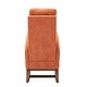 preview thumbnail 14 of 13, Modern Accent Rocking Chair , Upholstered Tall Back Accent Armchair Nursery Glider Rocker