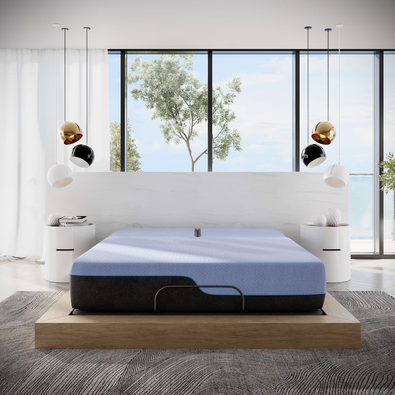 Bridgevine Home 12 inch Refresh Flex Top Hybrid Cooling Fast Responding Latex Foam and Coil Mattress