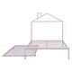 preview thumbnail 26 of 26, Full Size Metal Platform Bed with Twin Size Trundle
