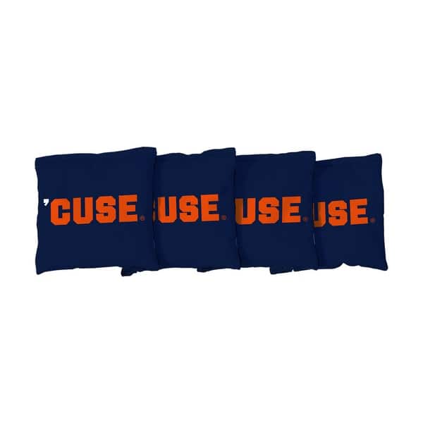 slide 2 of 3, Syracuse Navy Cornhole Bags All-Weather Resin Filled