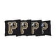 preview thumbnail 1 of 1, North Carolina Pembroke Braves Gold Cornhole Bags All-Weather Resin Filled