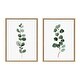 preview thumbnail 11 of 14, Kate and Laurel Sylvie Eucalyptus Framed Canvas Set by Maja Mitrovic