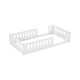 preview thumbnail 22 of 24, Wood Twin Size Platform Bed with Guardrail and Semi-enclosed Fence For Toddler