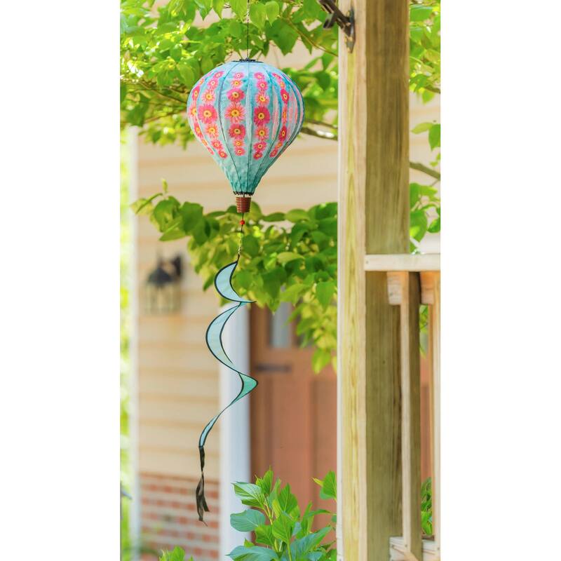 55 in. Gerbera Daisies Balloon Wind Spinner