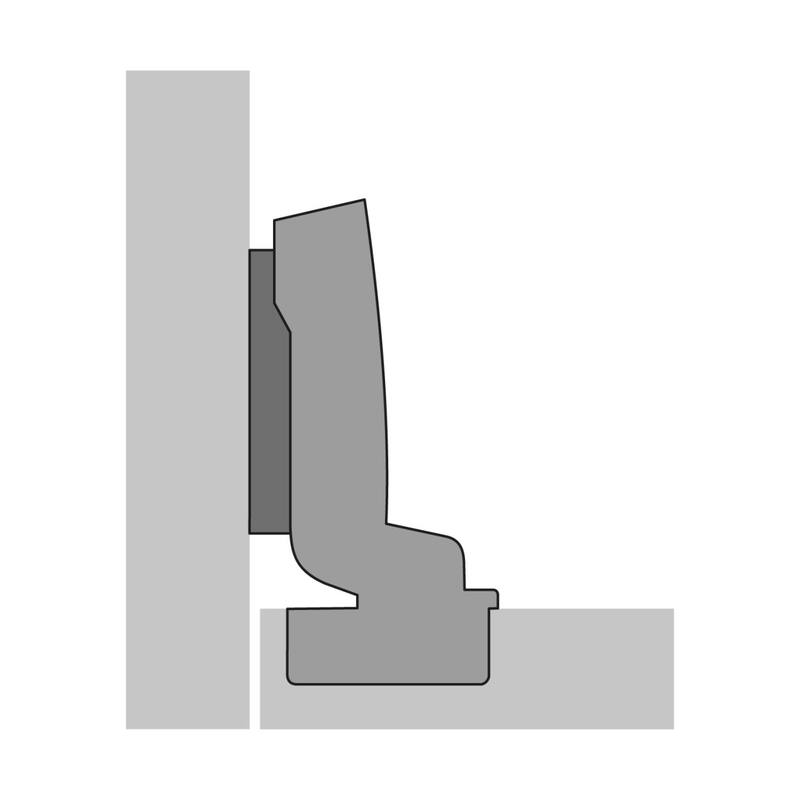 Hettich HT9073628 Sensys 1/8" Inset Concealed Euro Cabinet Door Hinge