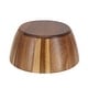 preview thumbnail 3 of 3, 2 Piece 8.5 Inch Acacia Wood Serving Bowl Set For Salads, Snacks, and More