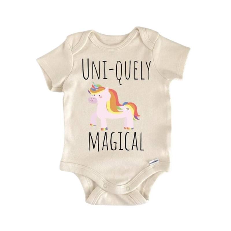 Unicorn Magical Magic - Baby Boy Girl Clothes Infant Bodysuit Funny Cute Newborn