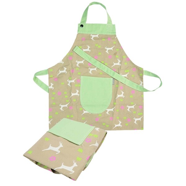 matching cooking aprons