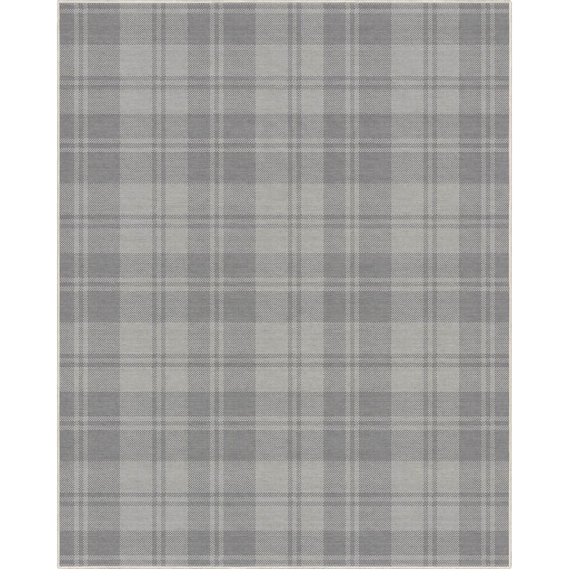 Well Woven Apollo Plaid Farmhouse Geometric FlatWeave Rug