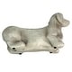 preview thumbnail 9 of 8, Zeckos Grey Stone Finish Dachshund Dog Indoor Outdoor Planter - 11.25 X 20 X 6 inches