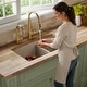 preview thumbnail 68 of 76, Karran Undermount Quartz Double Bowl Kitchen Sink