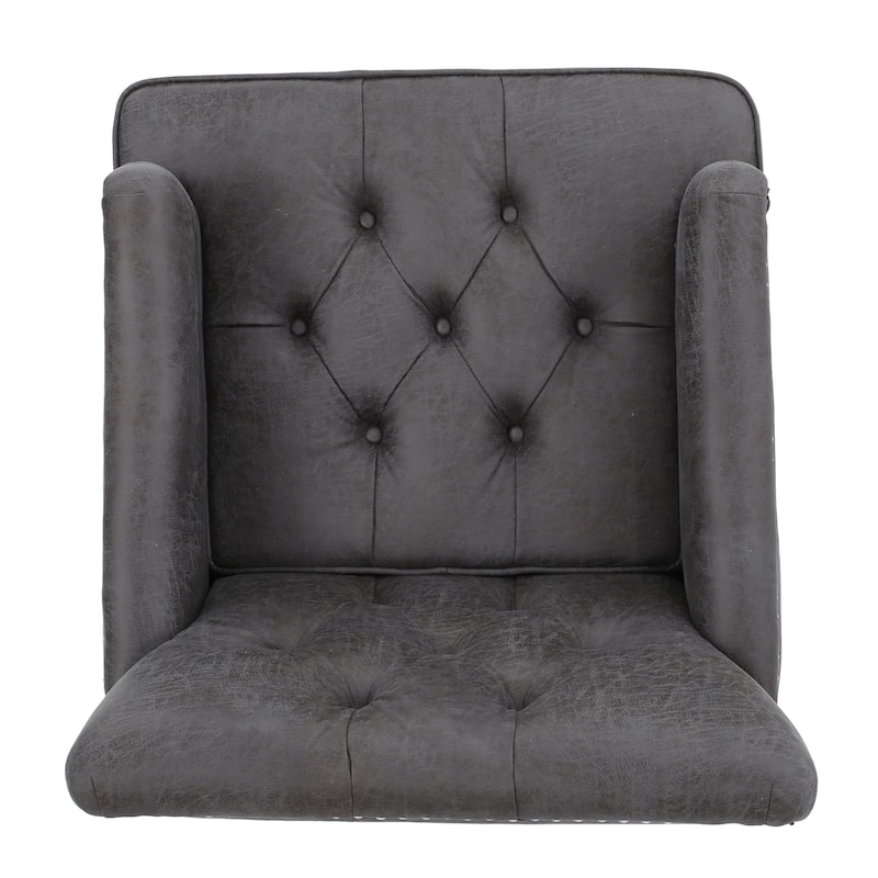 28" Button Tufted Club Chair