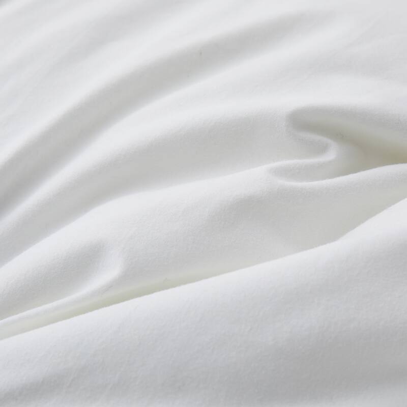 Medium-Firm Soft Premium Feather Bed Pillows Set of 2 - White