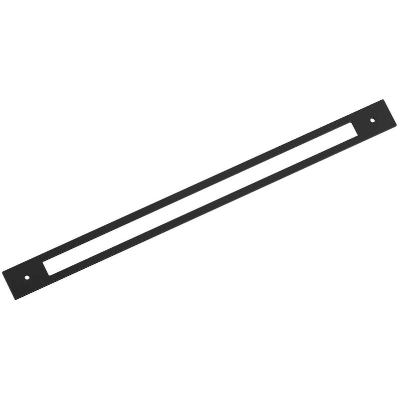 Amerock BP37790 Medora 19-7/8" Backplate for 18" Center to Center - Matte Black