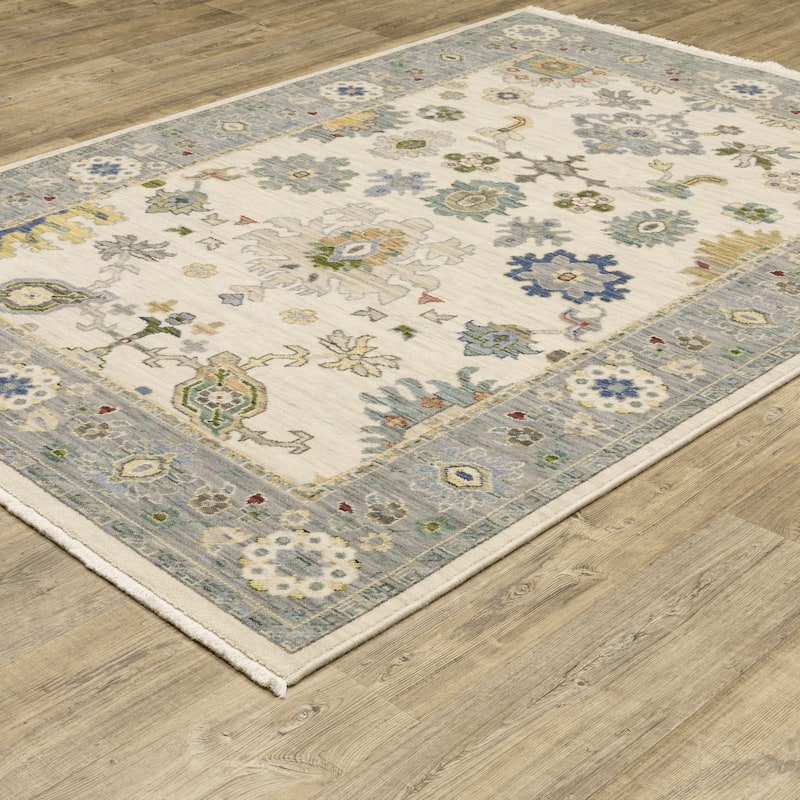 Style Haven Lawson Traditional Classic Wool Fringe Edge Area Rug
