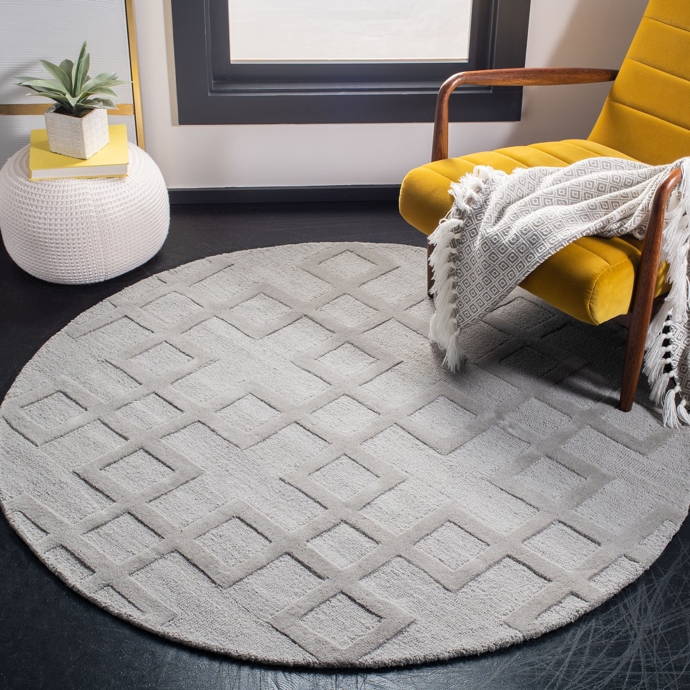 SAFAVIEH Handmade Impressions Rinnie Modern Wool Rug