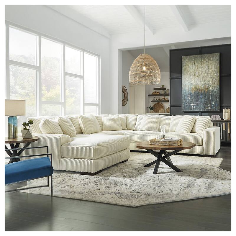 Signature Design by Ashley Lindyn 5-Piece Sectional with Chaise - 133"W x 133"D x 38"H