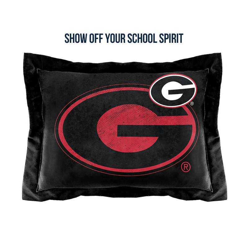 NCAA Georgia Bulldogs Officially Licenced Comforter & Sham set