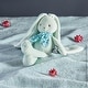 preview thumbnail 3 of 1, Kaloo Lapinoo Doll Rabbit, Small, Aqua - Multi