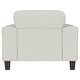 preview thumbnail 21 of 24, Deerhurst Upholstered Track Arm Tufted Accent Chair Charcoal
