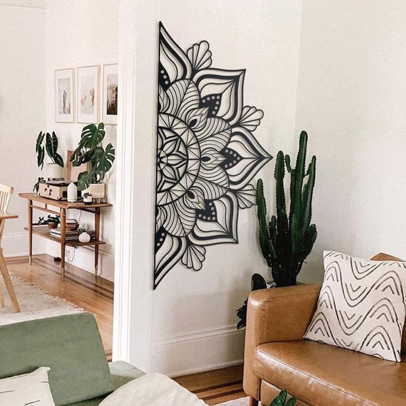 Sutra Mandala Metal Wall Art,