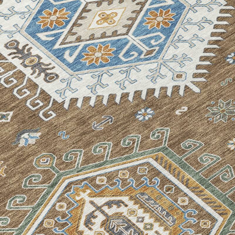 Machine Washable Indoor/ Outdoor Global Akron Chantille Rug