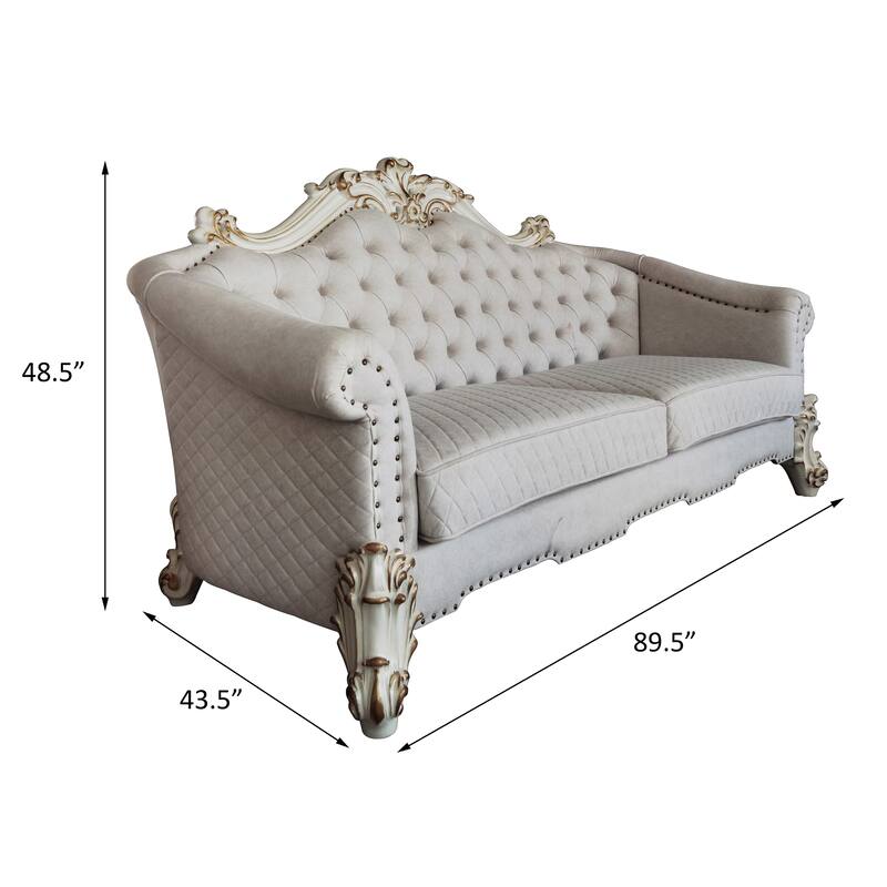 Casada Two Tone Ivory and Antique Pearl Sofa