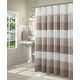 Dainty Home Striped Ombre Waffle Weave Fabric Shower Curtain - On Sale ...