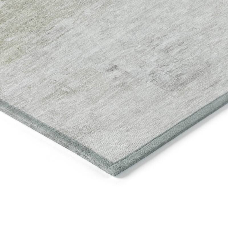 Machine Washable Indoor/ Outdoor Chantille Abstract Ombre Rug
