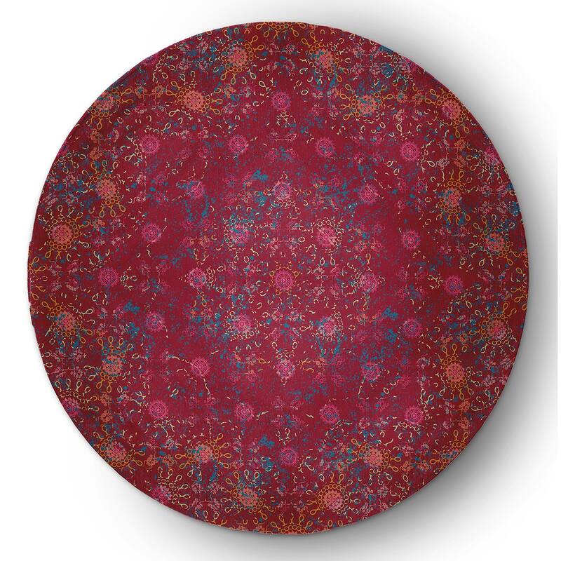 Layered Sun Tile Rug