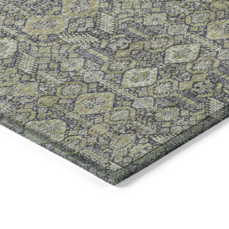 Alrimo Lush Floral Weather Resistant Classic Meets Modern Outdoor Rug