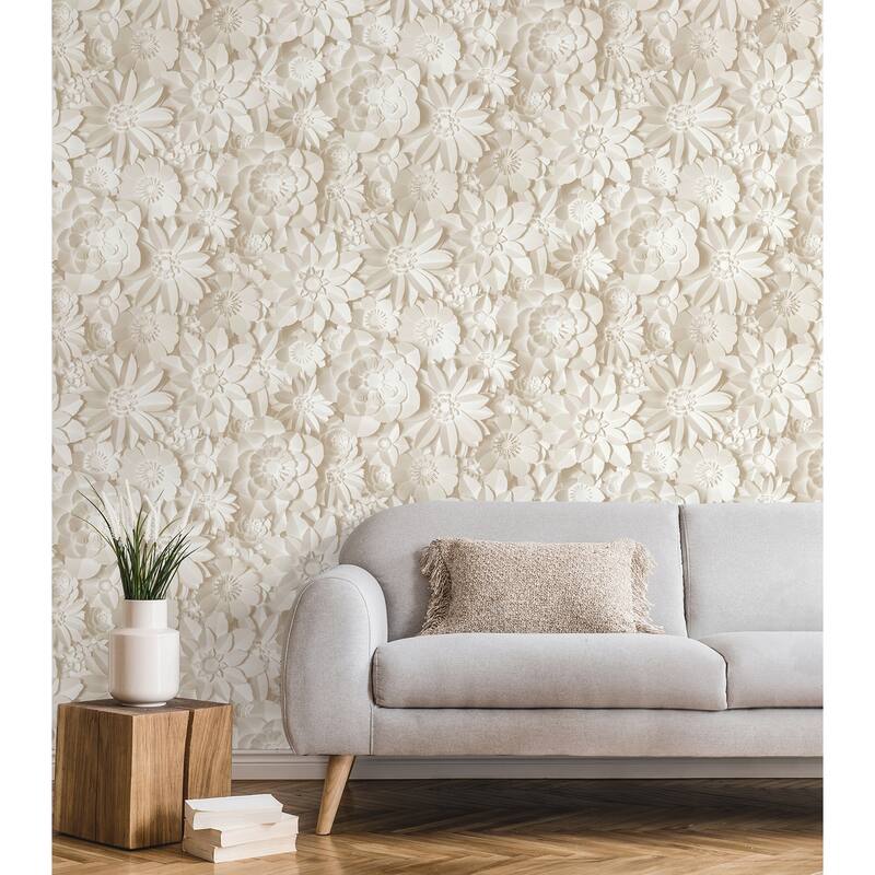 Fine Decor Dacre Cream Floral Wallpaper