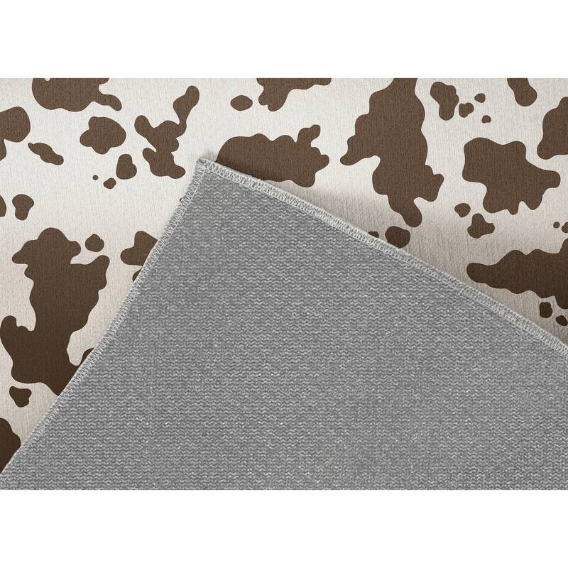 HOLY COW BROWN Bath Rug By Kavka Designs Bed Bath & Beyond 34525607