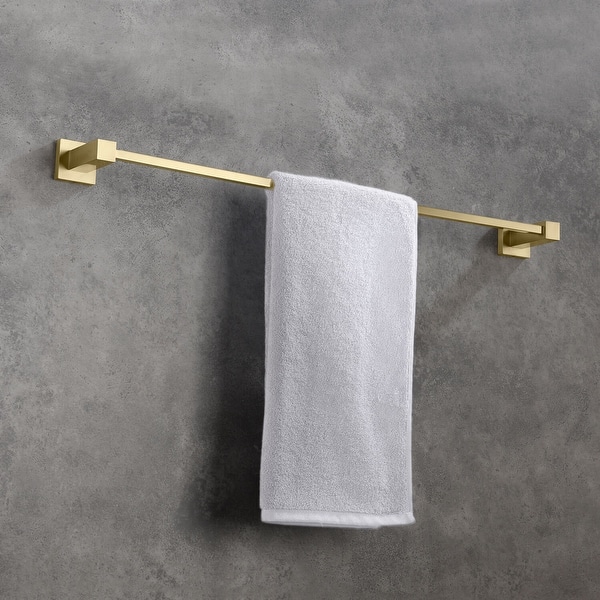 dimension image slide 7 of 9, Cube 24 inch Bathroom Towel Bar