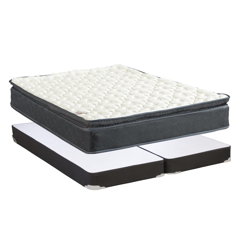 Onetan , 10-Inch Medium Pillow Top Pocket Coil rolled Mattress - Twin - Split Low Profile