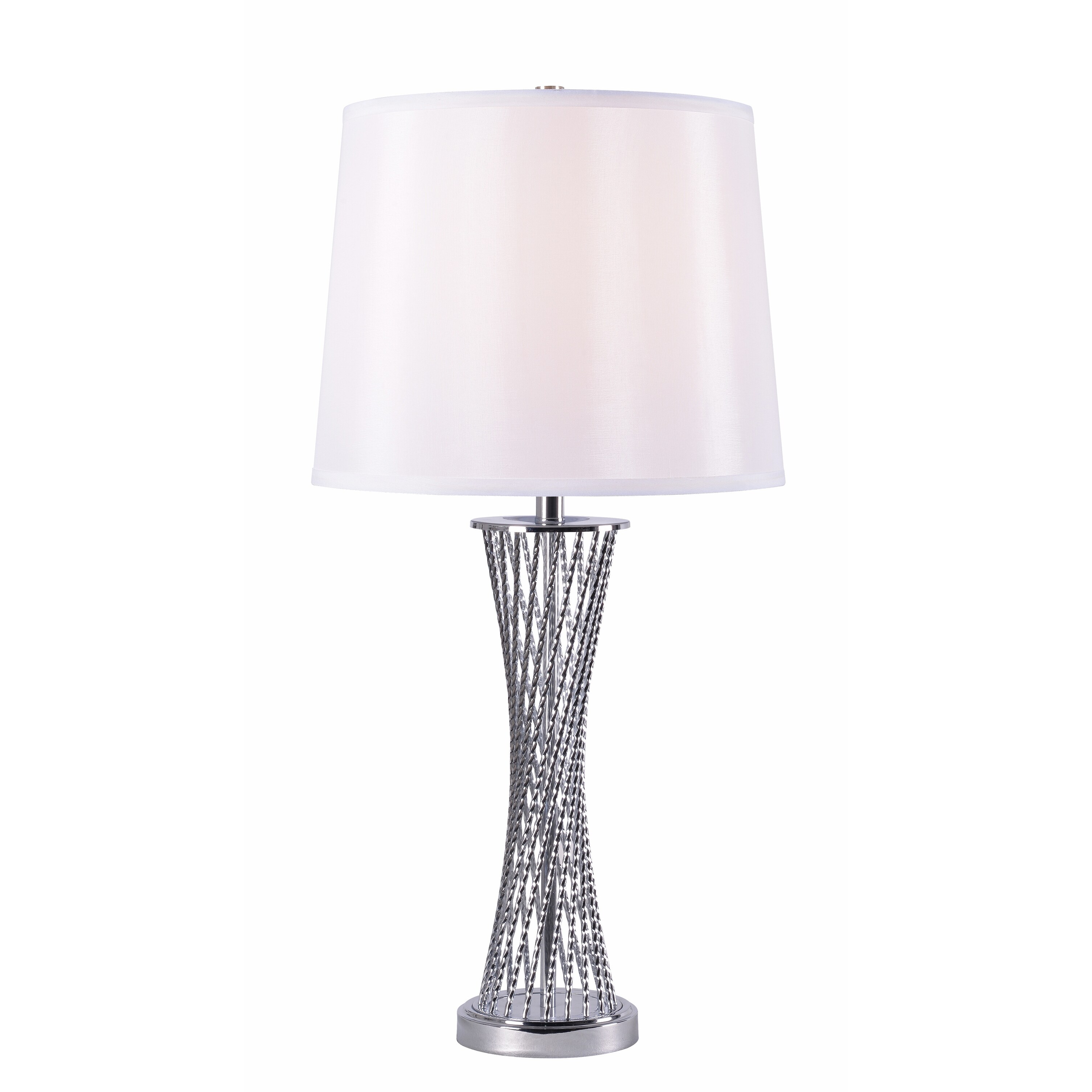 Karmen Chrome 28 Inch Table Lamp On Sale Overstock 25601072