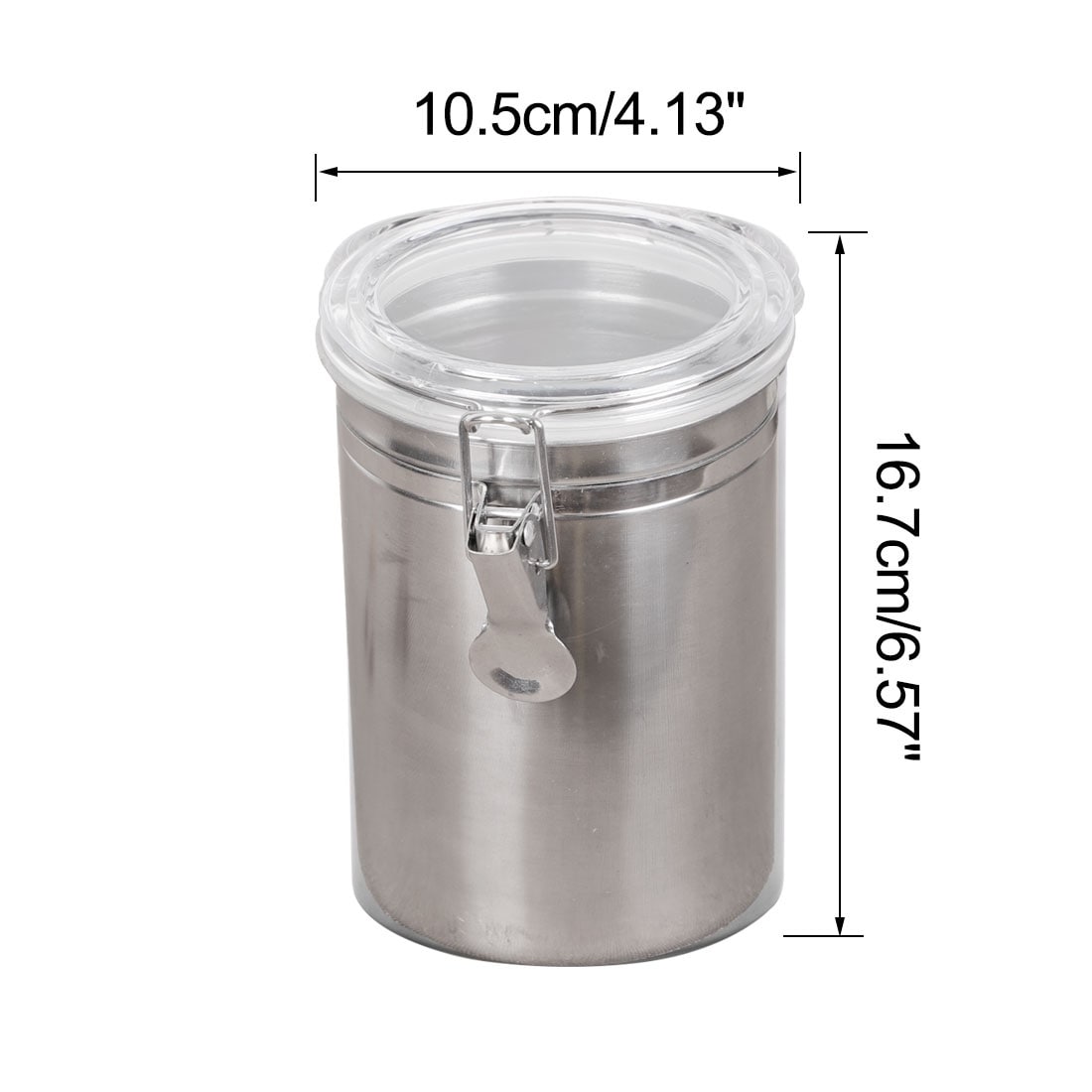 JoyJolt Storage Jars with Airtight Stainless Steel Lids - Stainless Steel &  Reviews