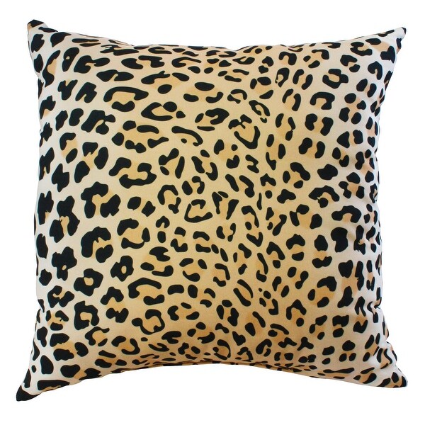 Leopard Print Decorative Pillow Made in the USA More Colors On