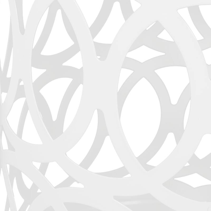 Outdoor Metal S/2 End table, No assembly is required, This comes as a set of two