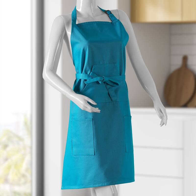 Exclusive Fabrics Solid Cotton Apron - 27 X 34