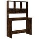 preview thumbnail 10 of 21, vidaXL Desk Engineered wood 40.2 x 17.7 x 58.3 in Desk