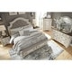 preview thumbnail 6 of 6, Signature Design by Ashley Realyn Chipped White Upholstered Bed with Storage