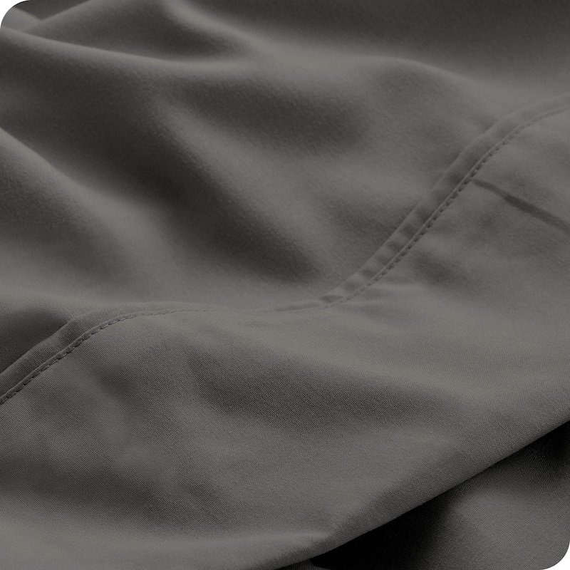Bare Home Double Brushed Microfiber Flat Top Sheet