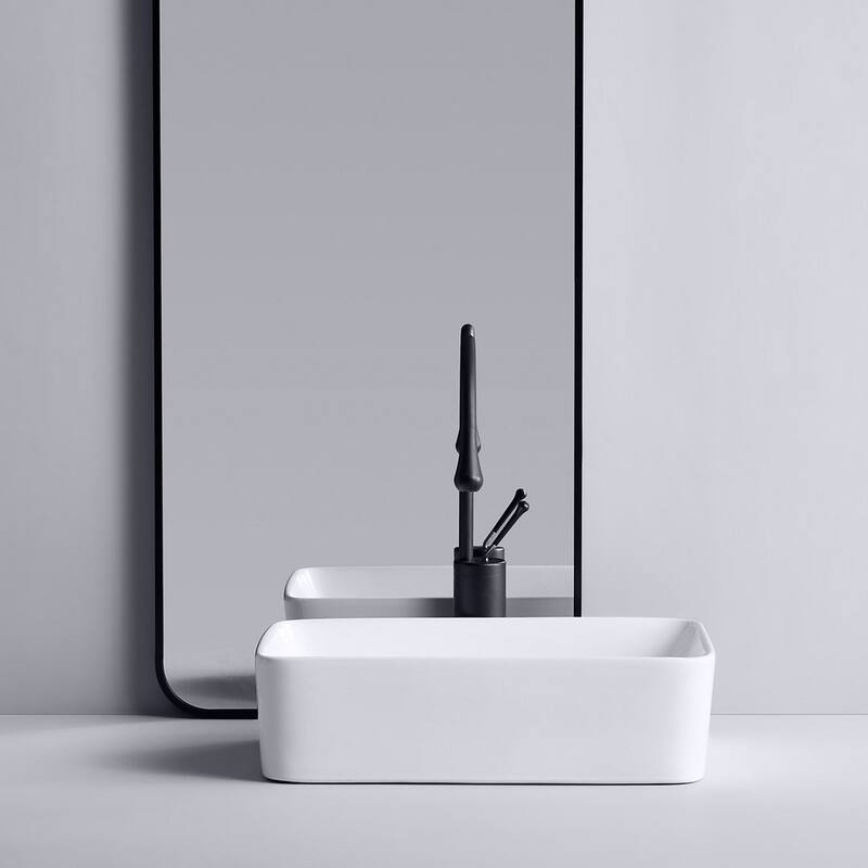 Eridanus 19" x 15" Rectangular Countertop Bathroom Vessel Sink