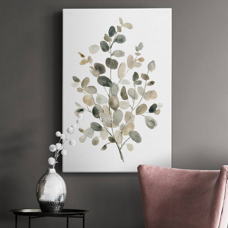 Neutral Eucalyptus I Premium Gallery Wrapped Canvas - Ready to Hang