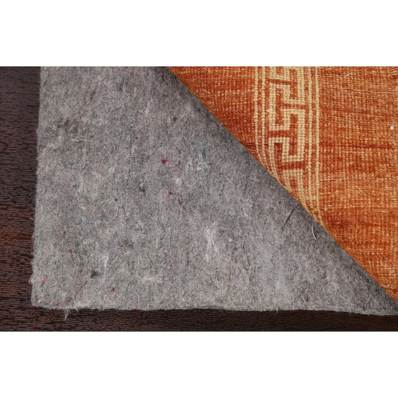 Orange Oriental Gabbeh Kashkoli Runner Rug Hand-knotted Wool Carpet - 2'7" x 9'0"