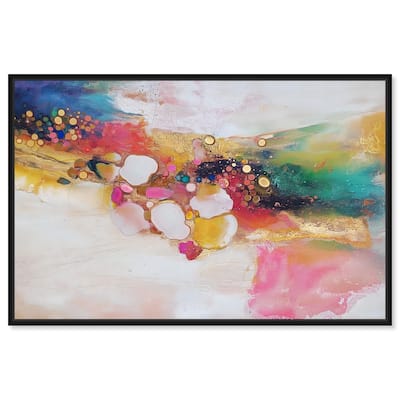 Vibrant Dabs II Canvas by Art Remedy