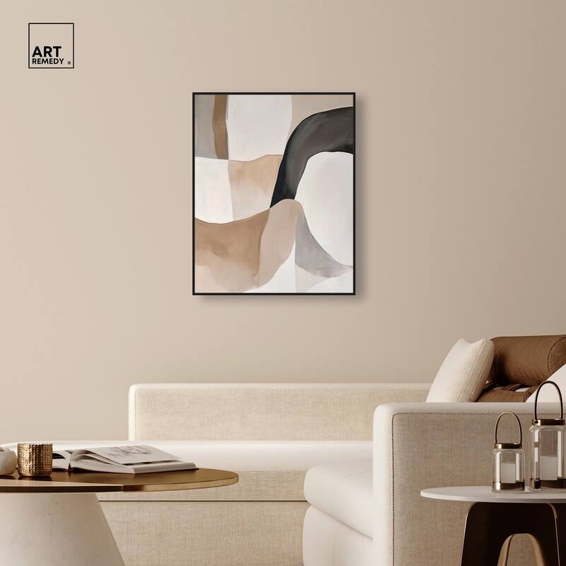 Curvilinear Composition I Canvas by Art Remedy